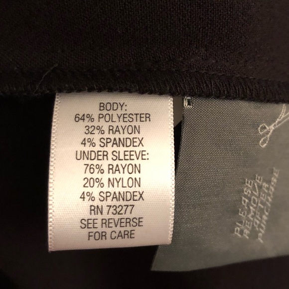 NWT Simply Vera- Vera Wang Black Blazer - Picture 5 of 5